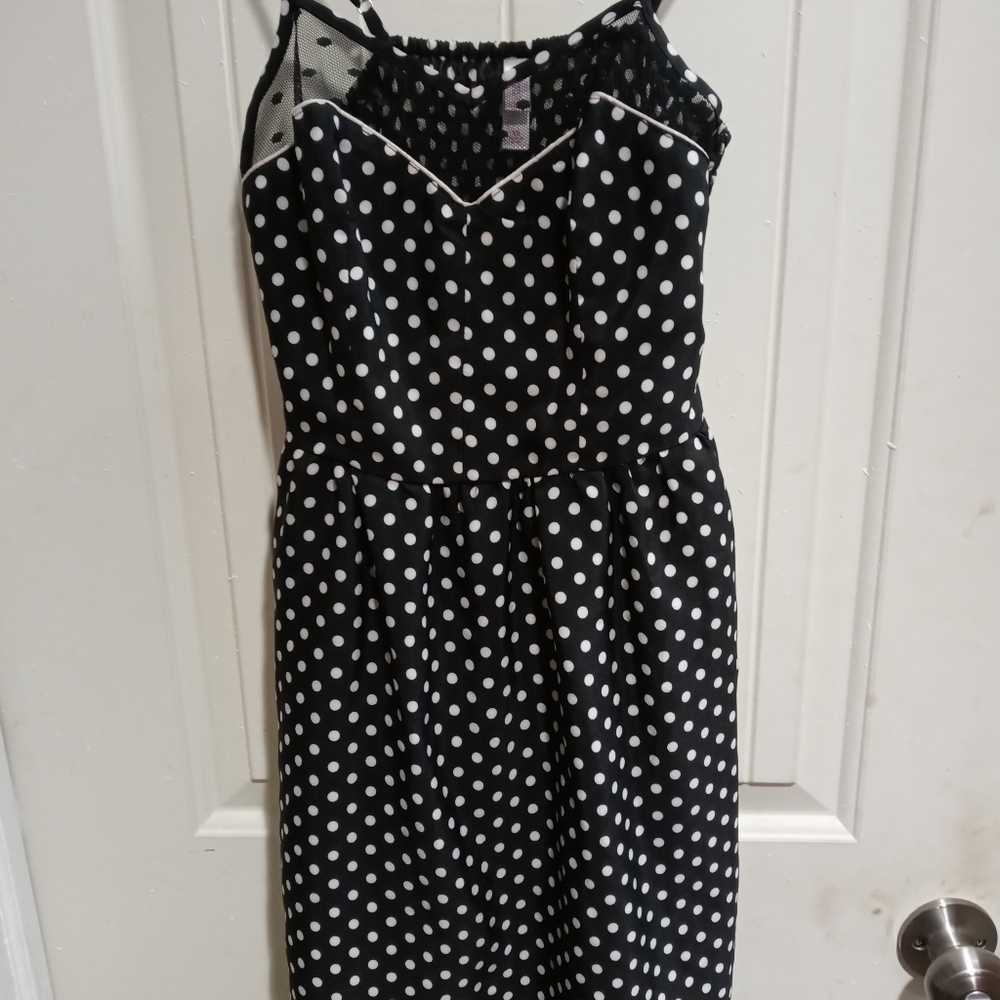Polkadot mini dress